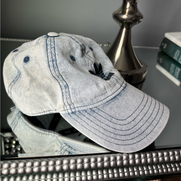 adidas Other - ADIDAS blue denim baseball hat